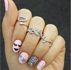 ❤ NEW Women's 3 PCS Rings Set Gokd color